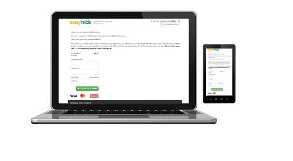 Credit Card Payments for Auctioneers